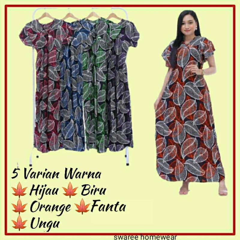 Baju Batik Wanita Daster Murah Batik Pekalongan Daster Rayon Baju Wanita Dewasa Lengan Pendek Modern