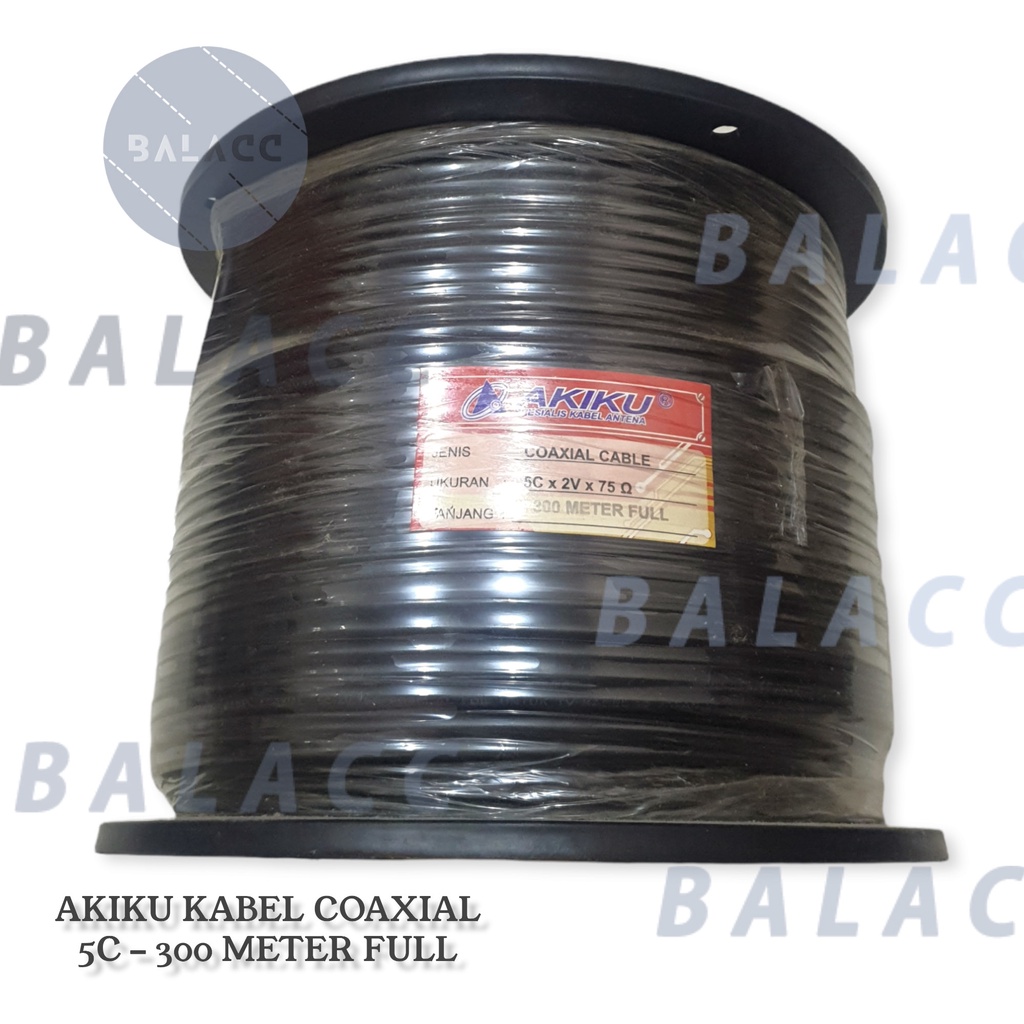 Kabel Antena Coaxial 5C 2V 75 Ohm 300 Meter / Kabel Coax 5c 300m