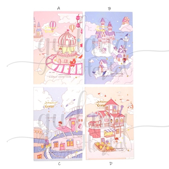 

GCC Notebook A5 Dreamland Candy Buku Motif Permen Mimpi GCC 308318