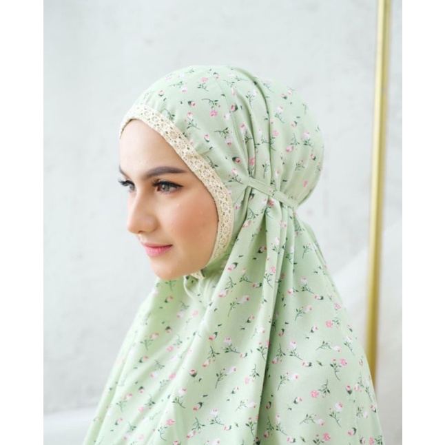 Mukena Rayon Zlatra Signature Rose Matcha