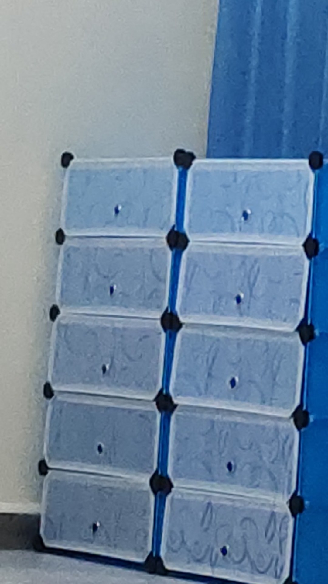 Rak Sepatu Plastik Rak Susun Serbaguna 5 Susun/pintu