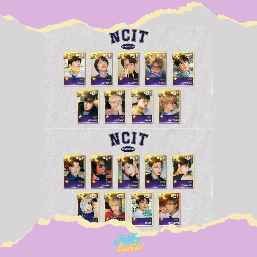 ✨[READY STOCK (baca desc box)] Lenticular NCT127 - NCIT✨ TAEIL JOHNNY YUTA TAEYONG DOYOUNG JAEHYUN J