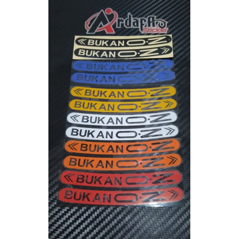 Sticker velg bukan OZ  Racing motor variasi cutting