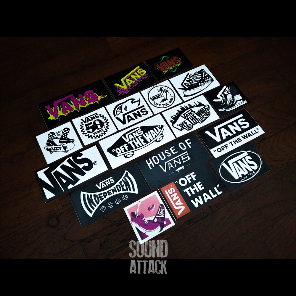 

STICKER VANS PACK PRINT CUT 18PCS