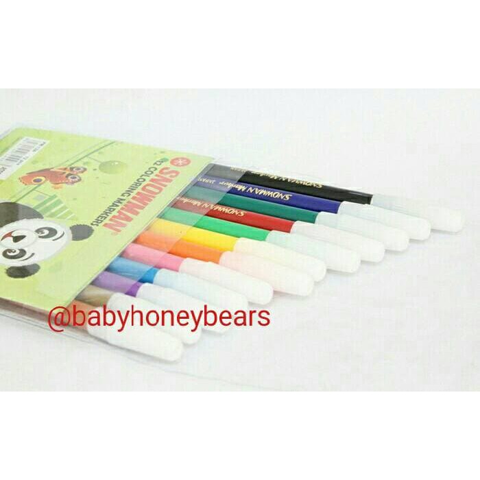

Jual spidol snowman 12 warna Berkualitas