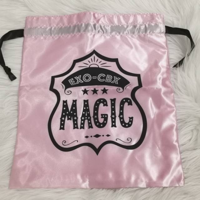 Exo cbx magic pop up official drawstring pouch