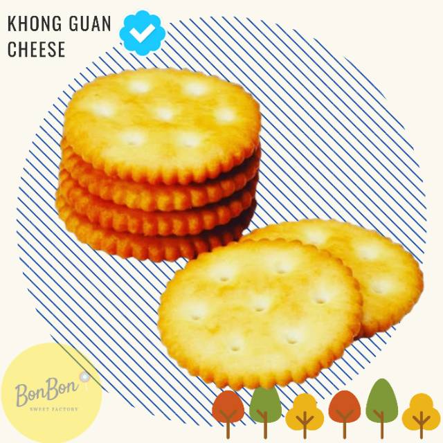 

Biskuit Khong Guan Cheese Crackers Biscuits / Biskuit Keju Bulat
