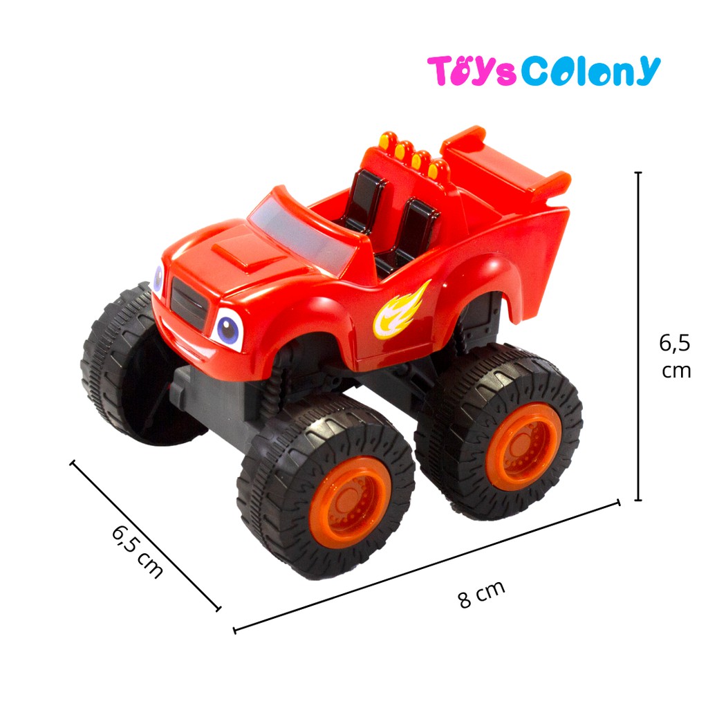 Blaze and the Monster Machine Mini isi 3pcs Blaze Crusher Pickle RKC02143-2