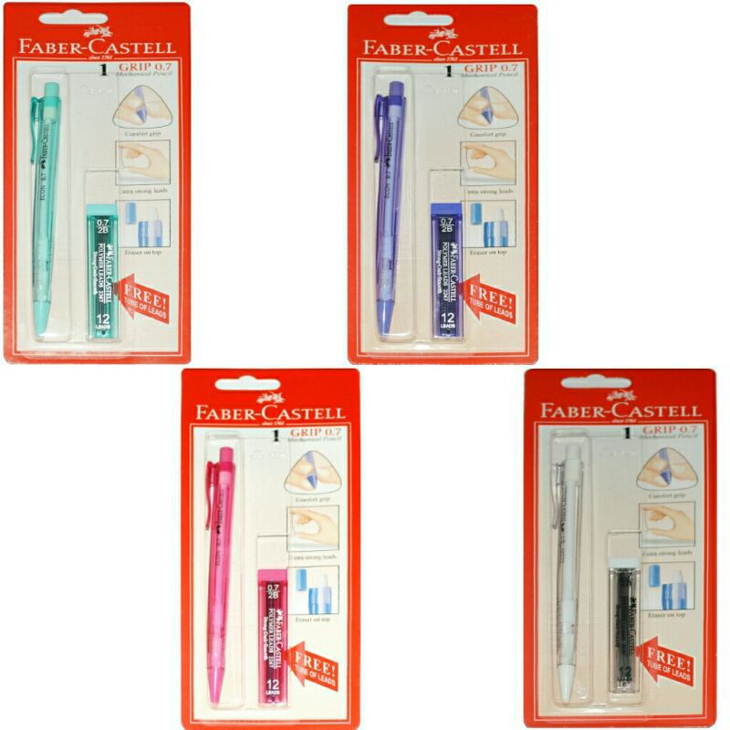 

Faber-Castell Pensil Mekanik Economic Mechanic Pencil 0.7 Transparent Blister Gratis Refill/Leads
