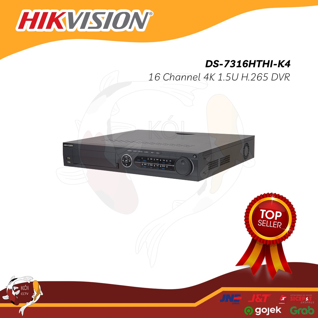 DS-7316HTHI-K4 HIKVISION DVR 16 CH