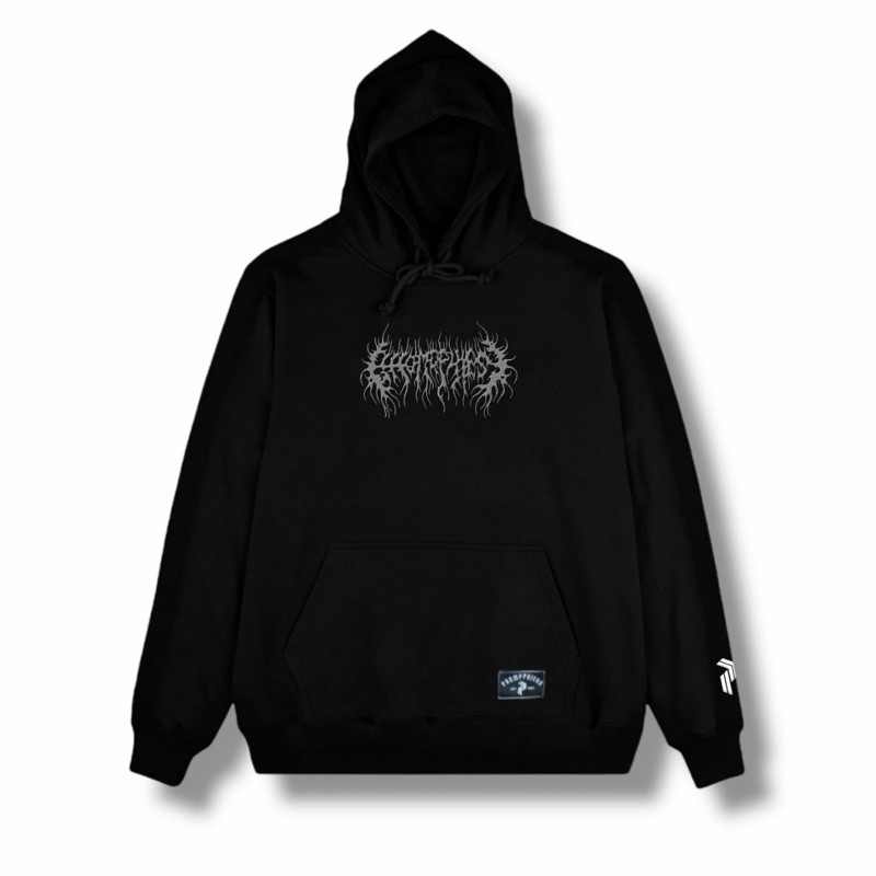 PHOMPPHIESS Hoodie Metal Bordir Sweater Metal Pria Wanita