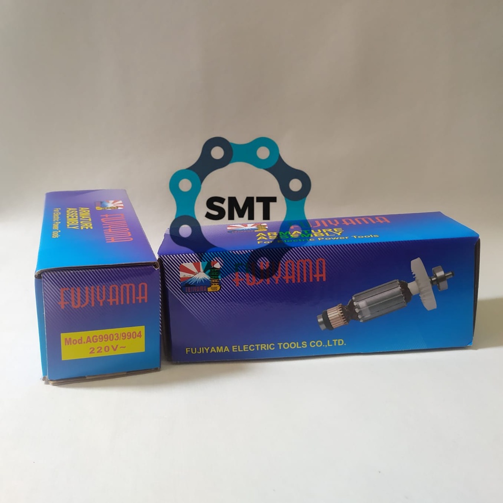 Armature Angker Mesin Gurinda Gerinda Disc Grinder AG9904 AG9903 AG 9904 AG 9903 Fujiyama