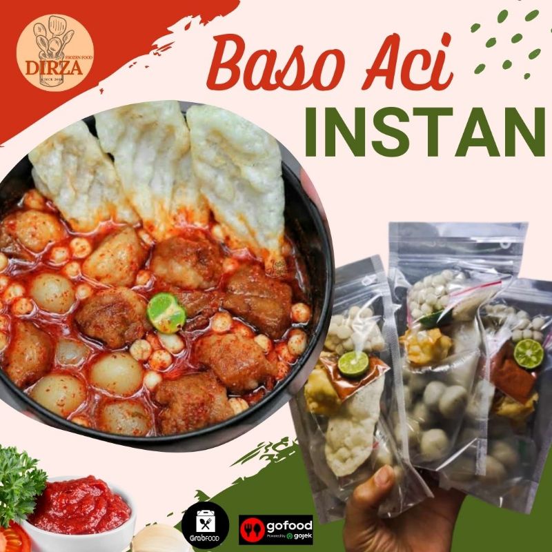 

Baso Aci Instan Pedas Full isian Lengkap