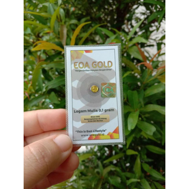 EOA Gold 0.1 gram