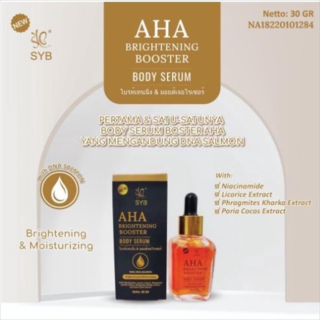 SYB AHA Brightening Booster Body Serum 30 g