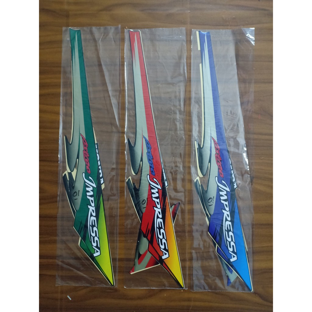 Striping sticker Honda Astrea impressa 2000 2001