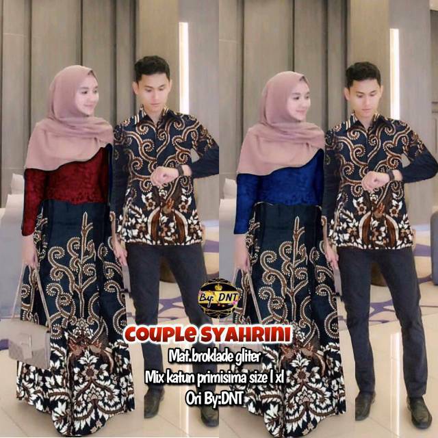 Maura Couple - Sania Ruffle Batik Couple Ori Ndoro Jowi DNT Garansi Termurah Shopee -  SYAHRINI