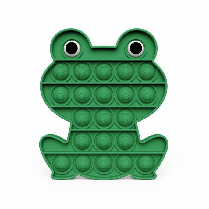 Promo Pop It Fidget Toy Mainan Anak Penghilang Stress - Kodok Non Cod