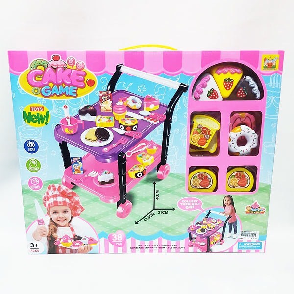  PROMO MAINAN ANAK  CAKE GAME 36778 90 TROLLEY Shopee 