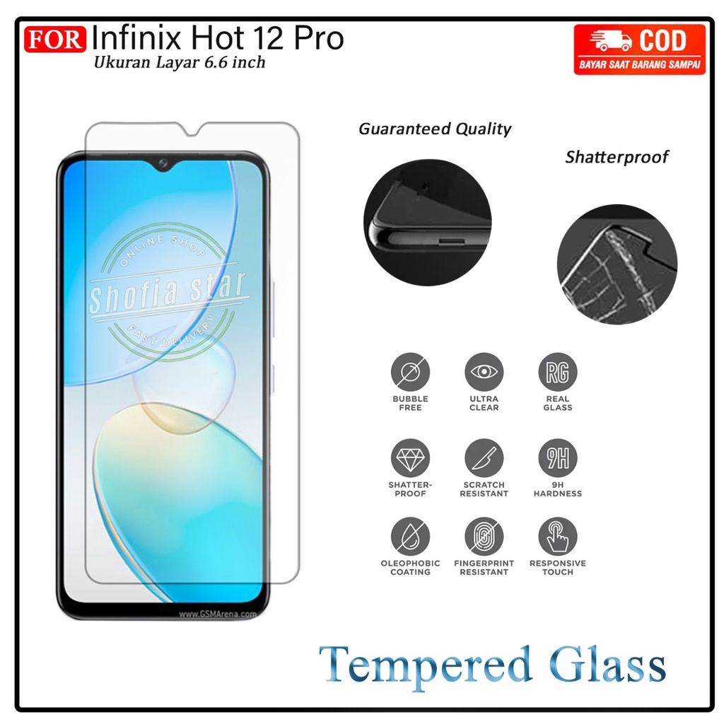 Anti Gores Ceramik Blue Light Infinix Hot 12 Pro Note 12 2023 Tg Layar Anti Radiasi Kaca Full Cover