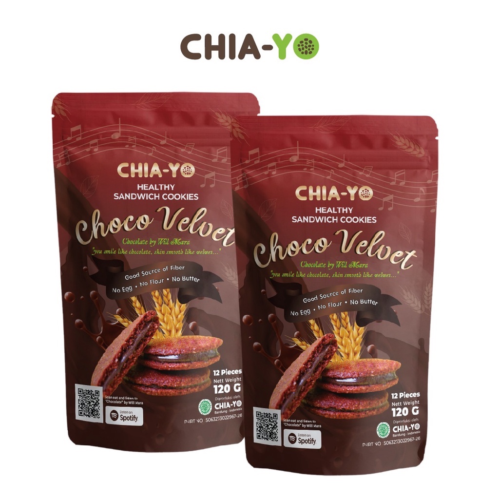 

Chiayo Cookies Sandwich Choco Velvet 2 pack