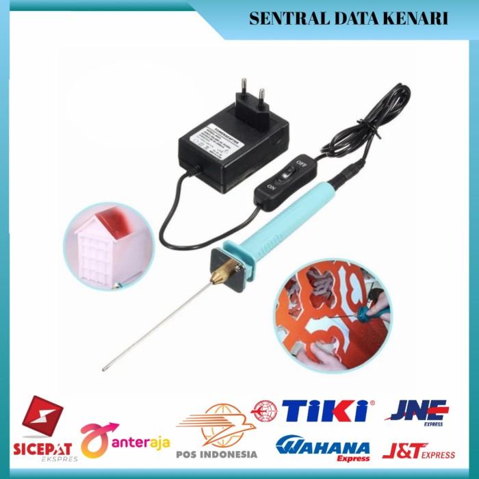 

Pemotong Kertas Ukir Craft Foam Sterofom Cutter Pemotong Gabus Styrofoam+Adaptor