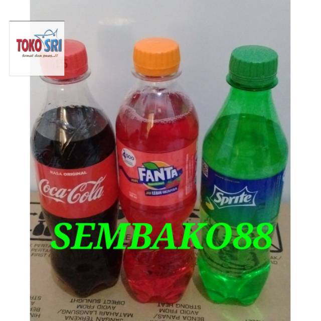 

COCA COLA FANTA SPRITE BOTOL 390ML HARGA SATUAN