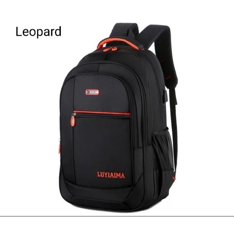 Backpack pria tas ransel pria ransel laptop tas ransel kerja polos simple backpack kokoh besar LUYIAIMA BAGS
