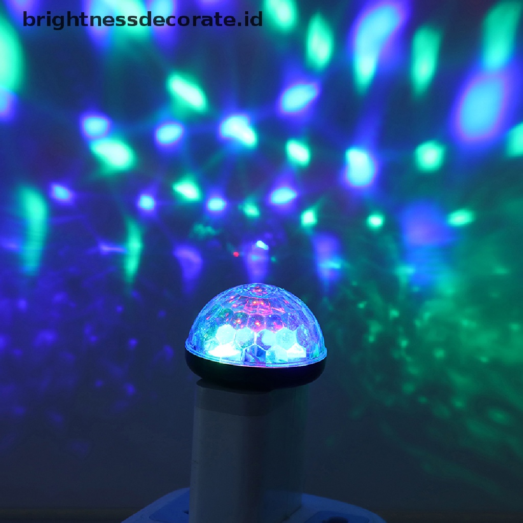 [birth] 1x Car USB RGB Mini Interior Atmosphere Neon Light Colorful Music LED Decor Lamp [ID]