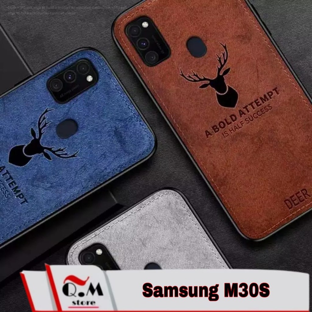 Case Deer Samsung M30S Softcase TPU High Quality Premium Casing Deer Bermotif Rusa Jens