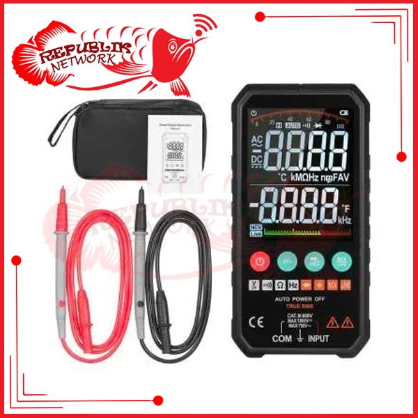 FUYI FY107C Smart Multimeter Digital Otomatis|Multitester Cerdas