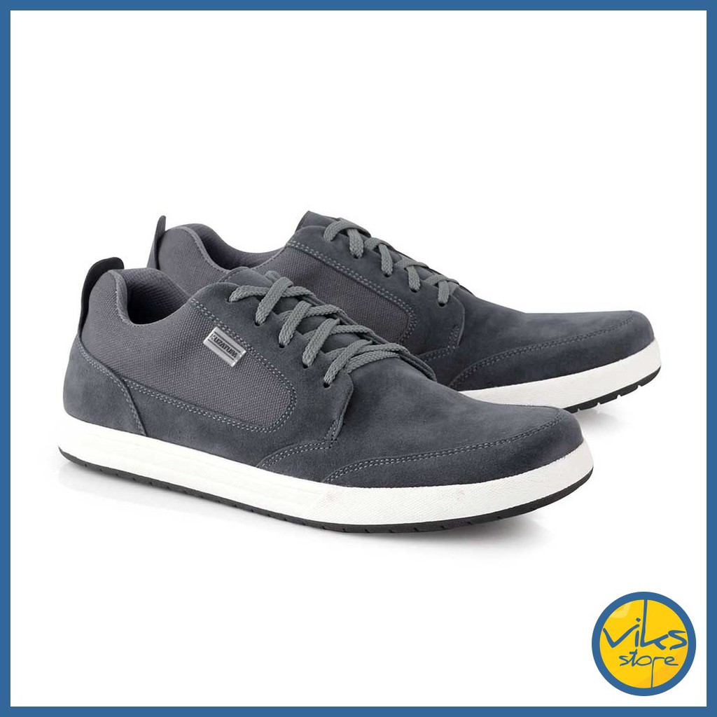 Sepatu Sneakers Pria Cowok Tali Style Casual Distro Kuzatura Original Suede Lokal Premium Elegan