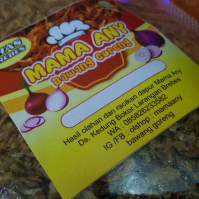 

Bawang Goreng MAMA ANY Murah Meriah