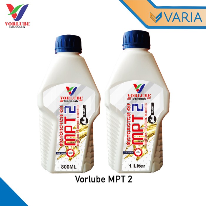 Vorlube MPT 2 SAE 20W40 API SF 0,8 L 800 ml Oli Motor Matic SNI