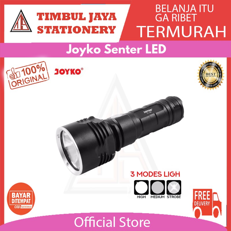 

Joyko senter charge / Rechargeable LED Flashlight Senter LED Isi Ulang FL-84