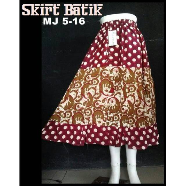 Rok 7/8 Batik Syantung