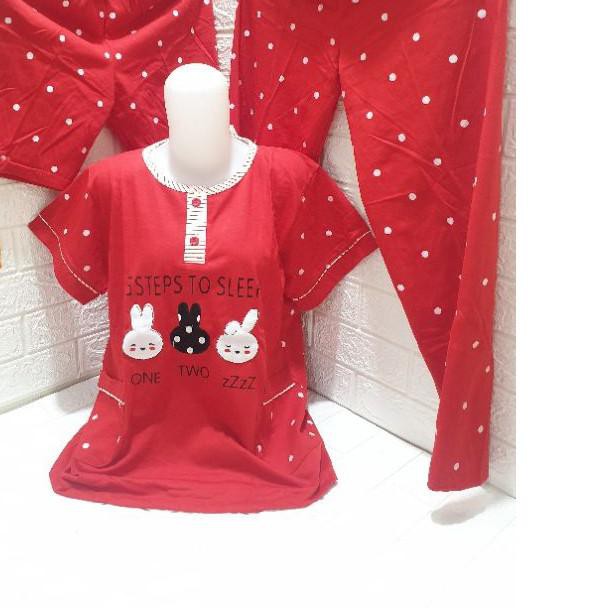 ➵ Baju tidur wanita piyama patricia 3in1 premium ♥