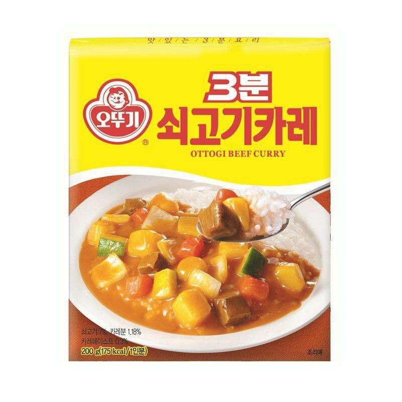 

(PO KOREA) OTTOGI INSTANT CURRY BEEF / BLACKBEAN BEEF (JJAJANG)