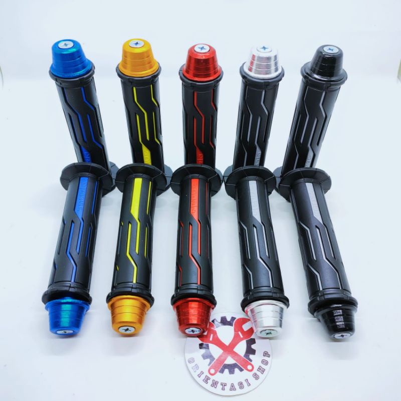 handgrip new model tulisan Thailand plus Jalu stang bisa buat semua motor|| Universal