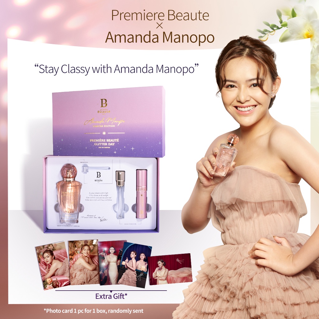 PREMIERE BEAUTE X Amanda Manopo Parfum Limited Box GLITTER DAY/SPARKLE NIGHT EAU DE PARFUM 40ML