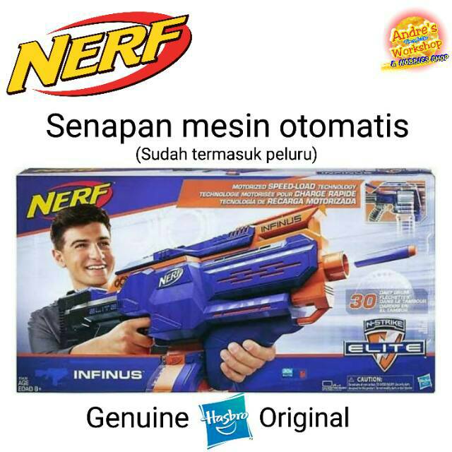 Nerf NStrike Elite Infinus original Hasbro the best Nerf Automatic Machine Gun