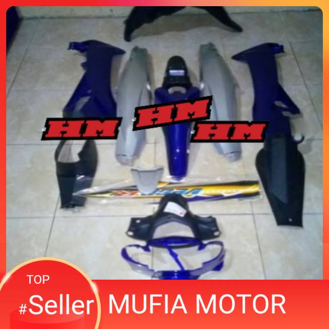 Full body vega r new, biru silver