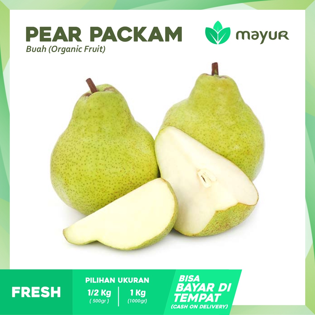 

Pear Packam Hijau ( 1/2kg | 1kg )