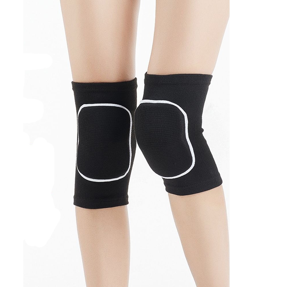 SDPi Weishun Pelindung Lutut Kaki Anak Knee Support Pad Braces Fitness 2 Pcs Size S -  N-wskp14 - Black White By Pro