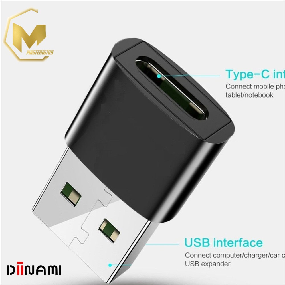 DM-G02 DIINAMI SAMBUNGAN TIPE C KE USB OTG USB TYPE C FEMALE TO USB A MALE ADAPTER CONVERTER CONNECTOR MA3456