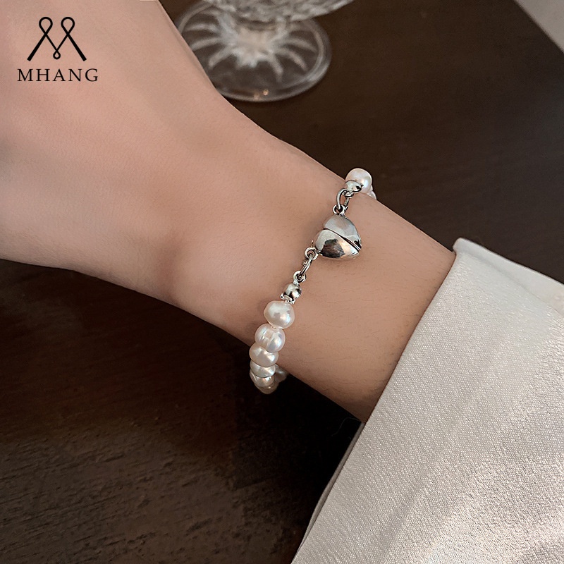 Gelang Mutiara Heterosexual Gaya Vintage Baroque Untuk Wanita