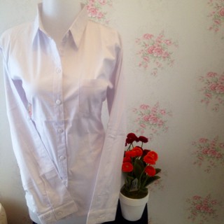 kemeja Putih wanita H-M-flanel-pink-kemeja-wanita-women-Hnm-H-m-pink-basic-shirt-longsleeve-ke O1K1