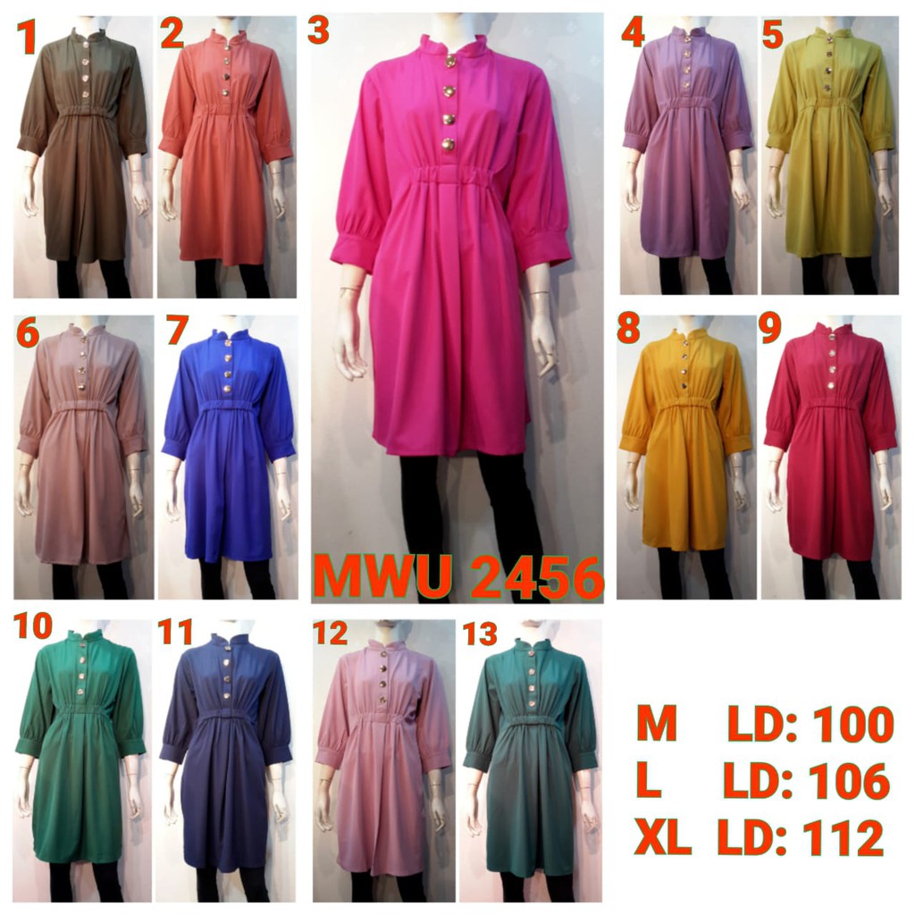 [MWU 2456] Blus/Blouse/Baju/Dress Murah