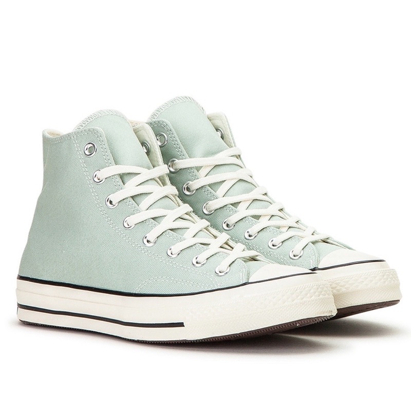 Converse Chuck Taylor 70S Green/Mint Egret Hi 100% Original Sneakers (Free Paper bag)