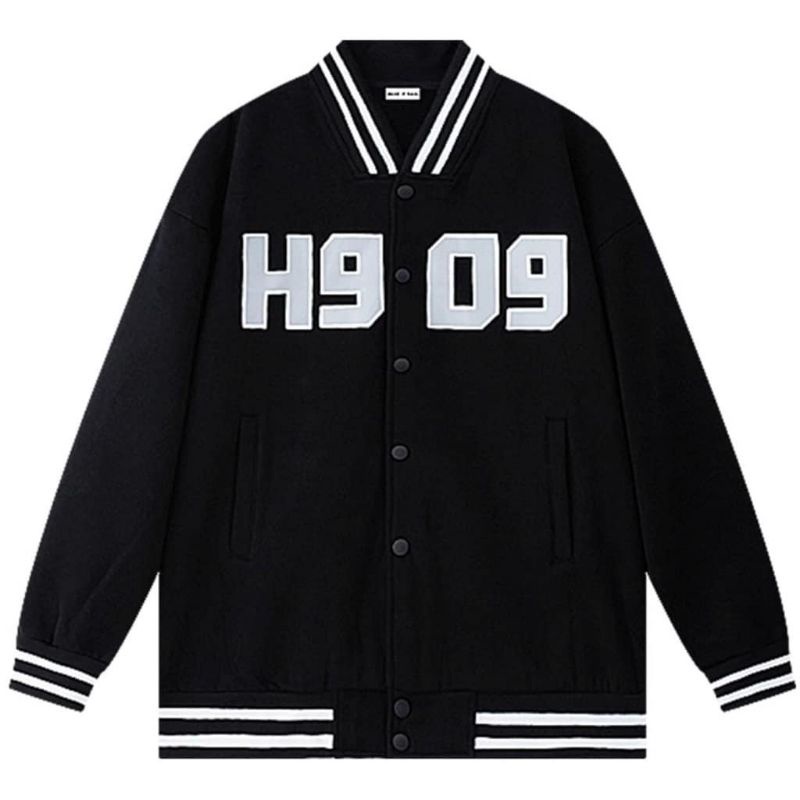 Jaket baseball premium unisex basic fashion remaja